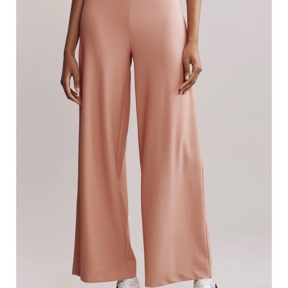 RHONE Women's Cameo Pink Wide-Leg Pants Size M